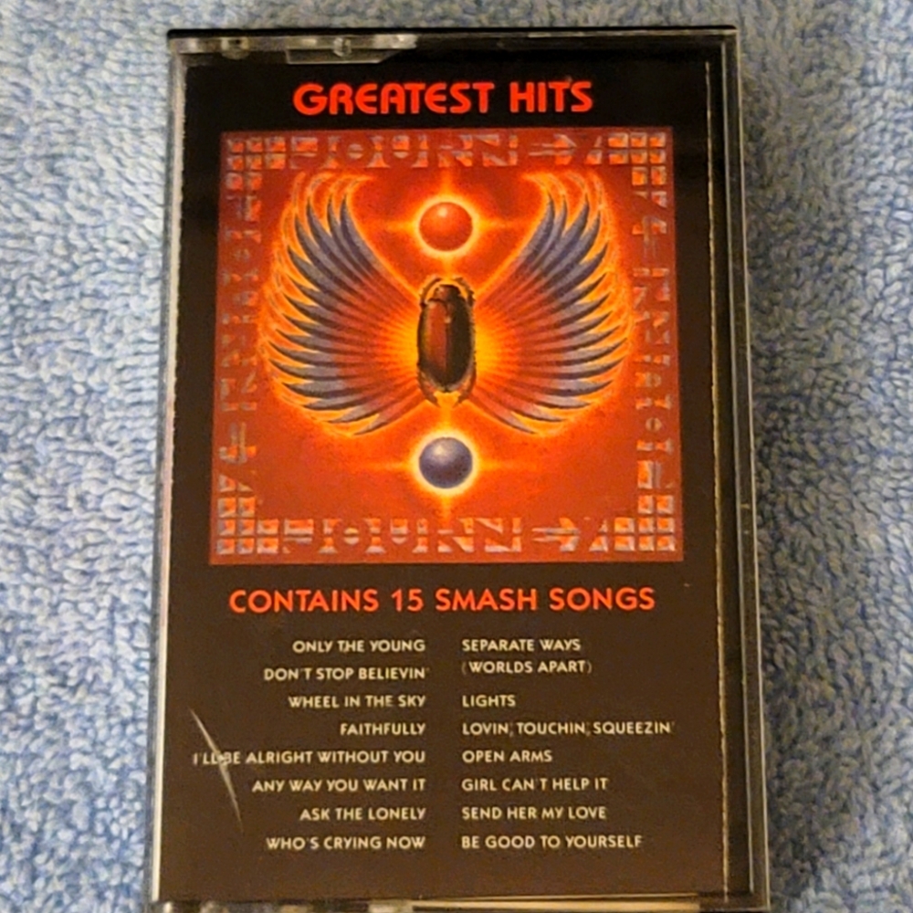 JOURNEY Greatest Hits Cassette Tape 1980's VINTAGE Rare Steve Perry EUC